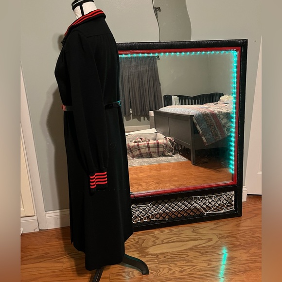 🛑SOLD🛑 Vintage R&K originals black button down dress - Picture 4 of 6